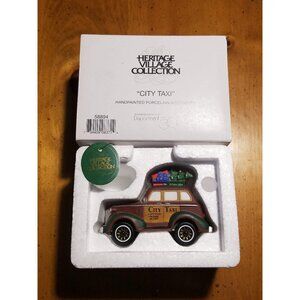 "City Taxi" #58894 Heritage Village Collection -Retired-